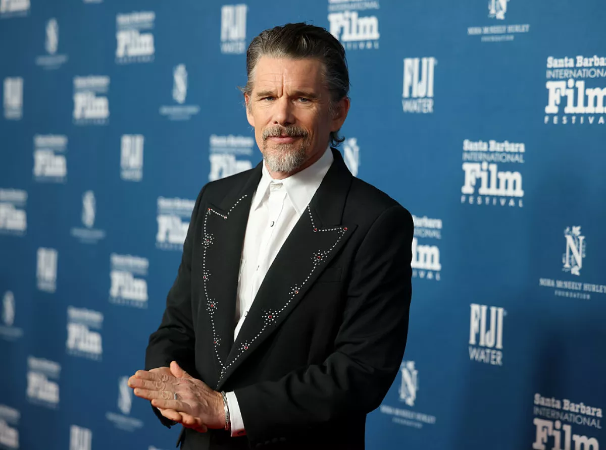 Foto de Ethan Hawke en el Festival Internacional de Cine de Santa Bárbara en febrero de 2026.
