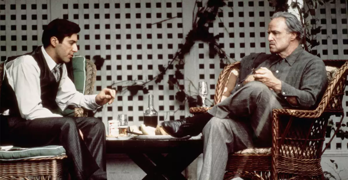 Al Pacino y Marlon Brando
