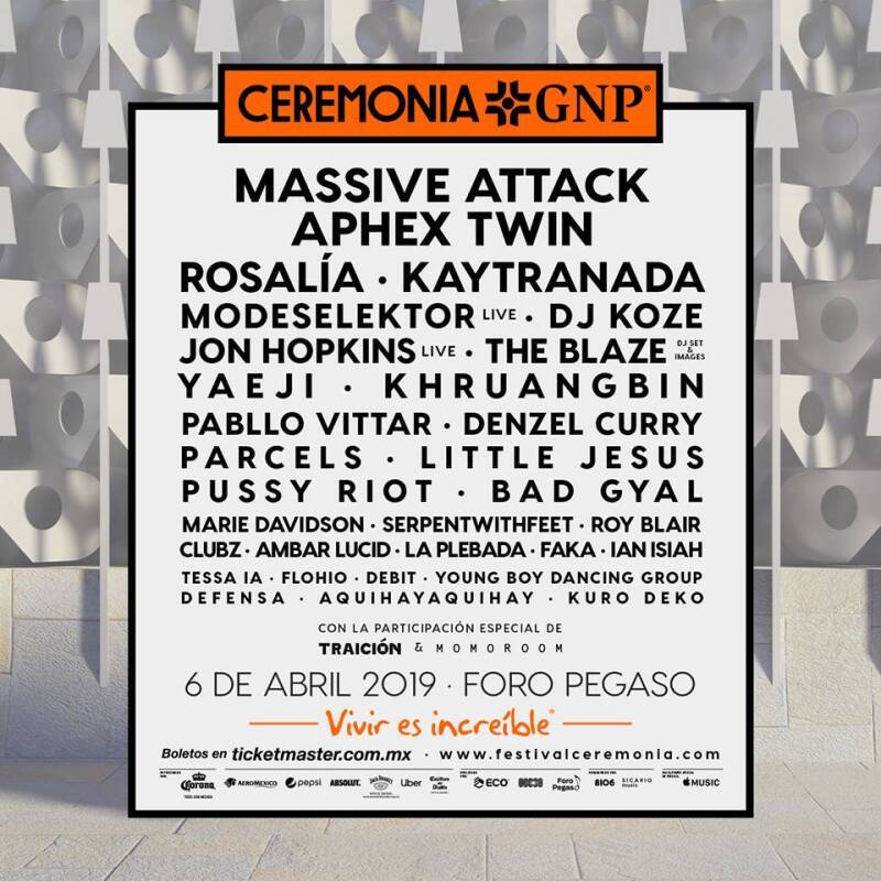 Cartel del festival Ceremonia 2019
