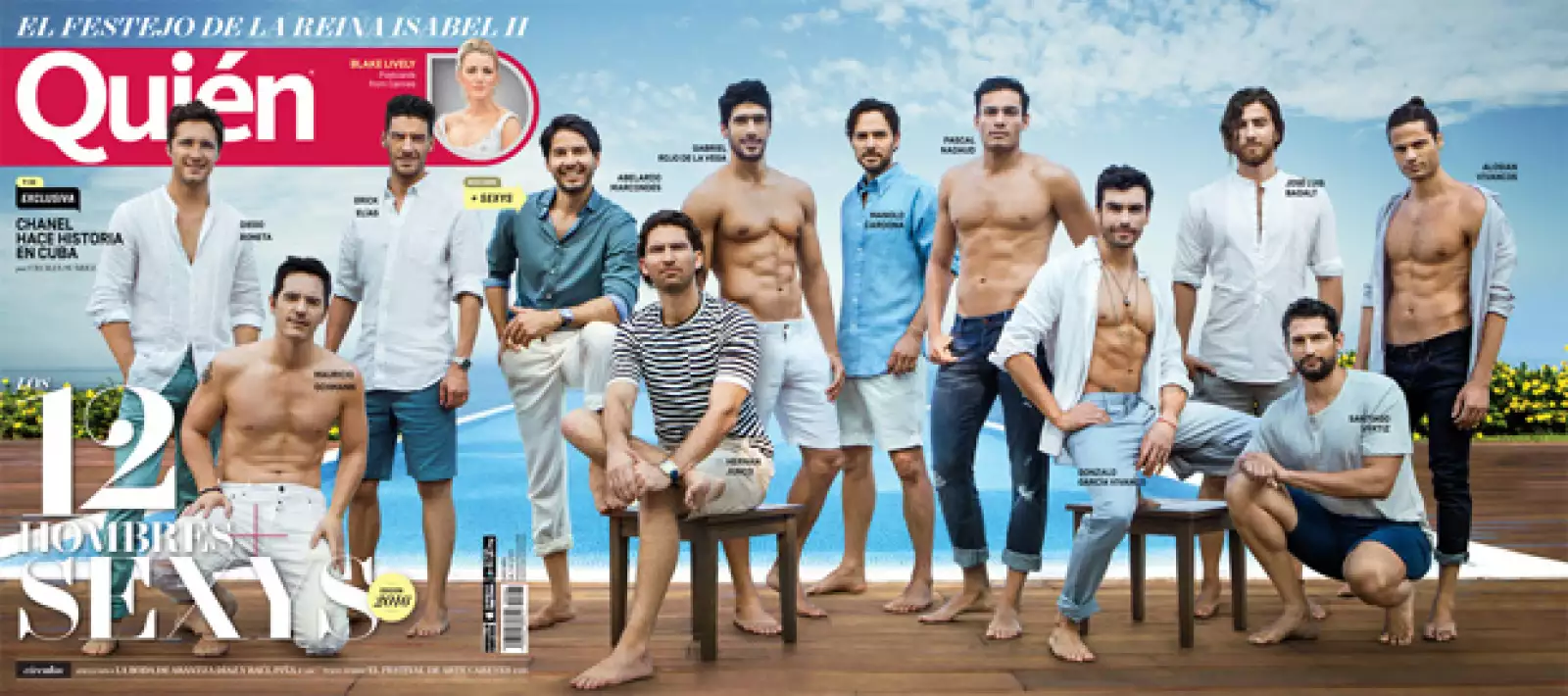 Diego Boneta, Mauricio Ochmann, Erick Elías, Abelardo Marcondes, Hernán Junco, Gabriel Rojo de la Vega, Manolo Cardona, Pascal Nadaud, Gonzalo García Vivanco, José Luis Badalt, Santiago Vértiz y Alosian Vivancos.