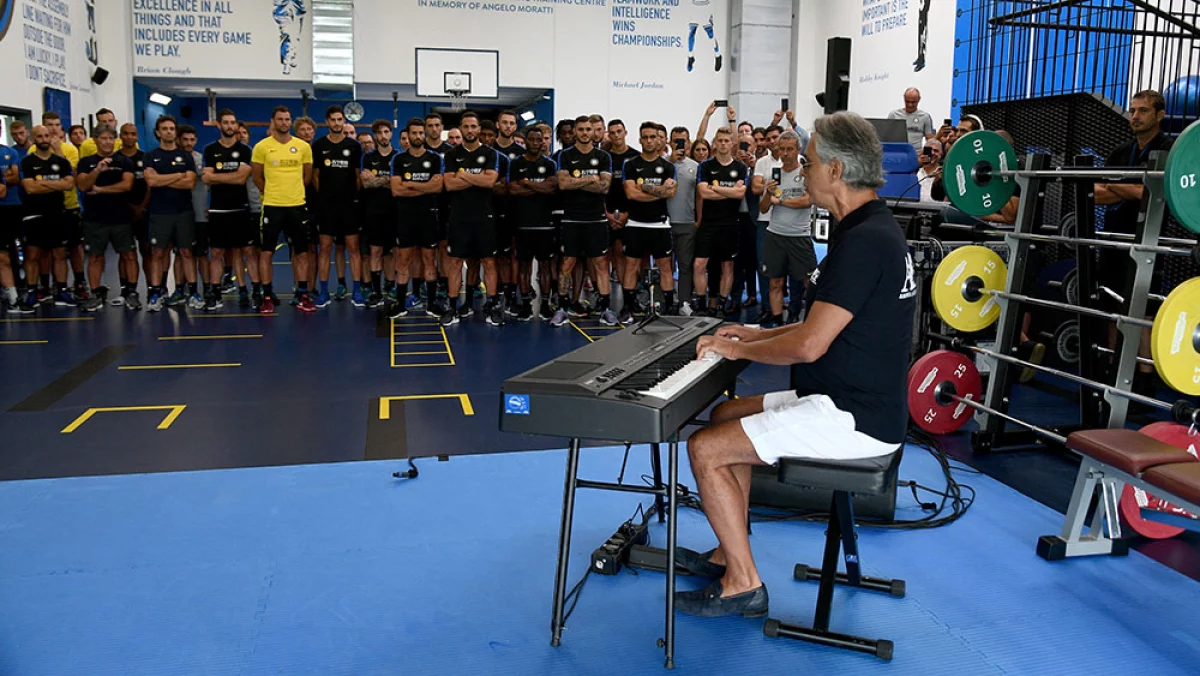 Andrea Bocelli Inter de Milan