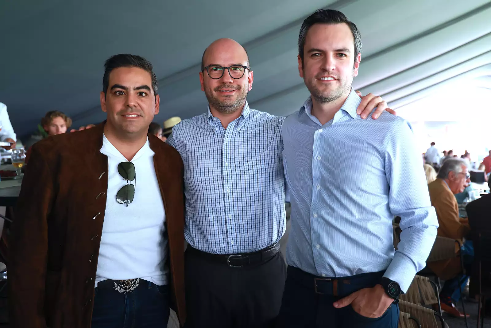 Alejandro Goñi, Emiliano Díaz y Pepe Mena 