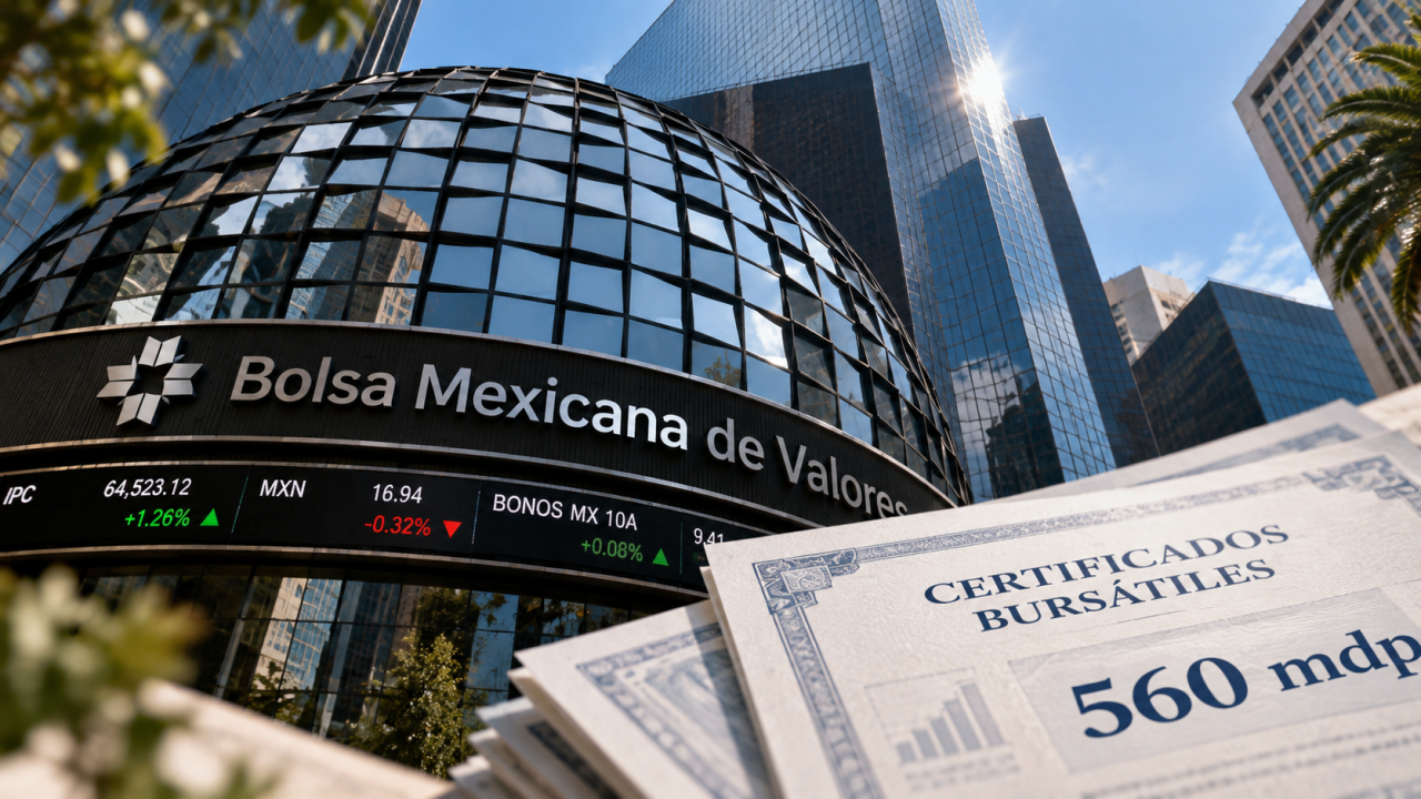 BMV alista la primera emisión simplificada: Adventus busca colocar 560 mdp