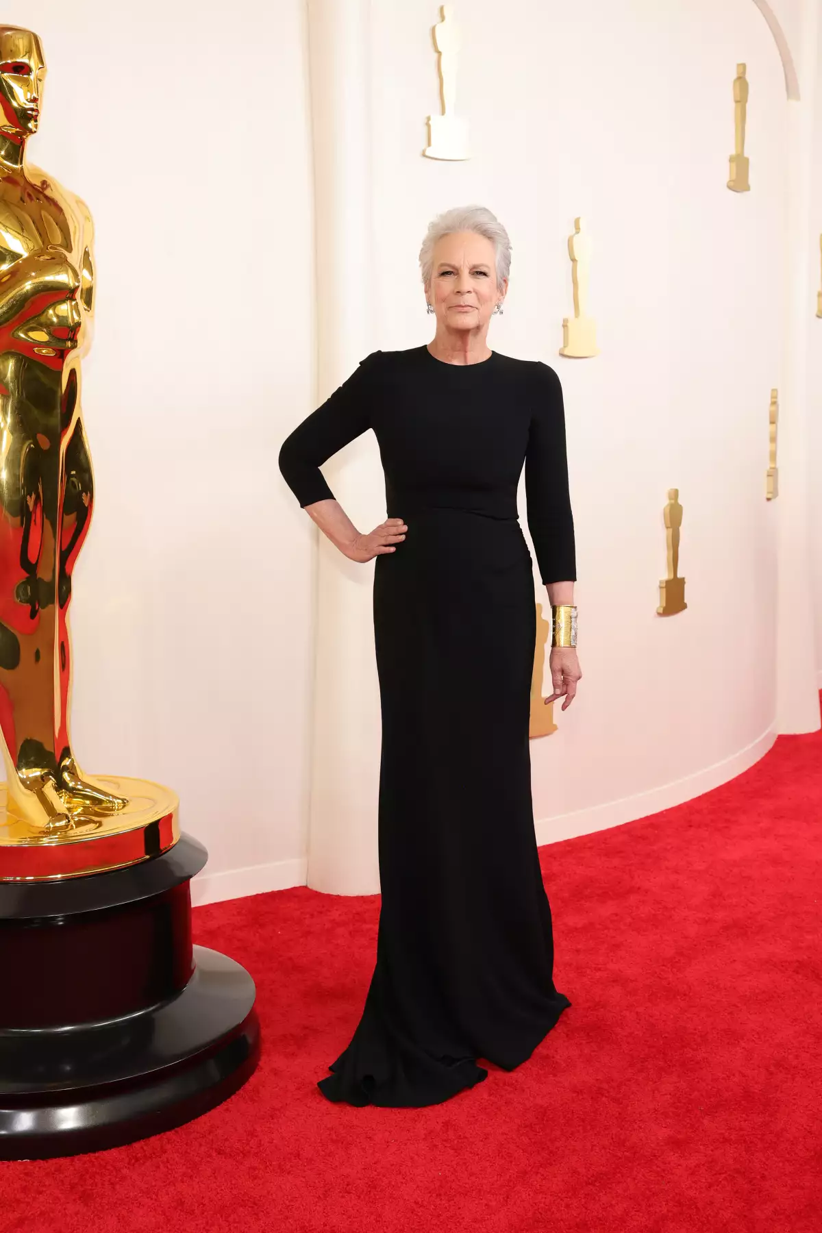 Jamie Lee Curtisattends en los Oscar 2024