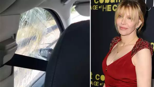 La cantante acaba de salir de la protesta con ayuda de unos motociclistas, después de que golpearan su taxi y trataran de llevarse como rehén al chofer.