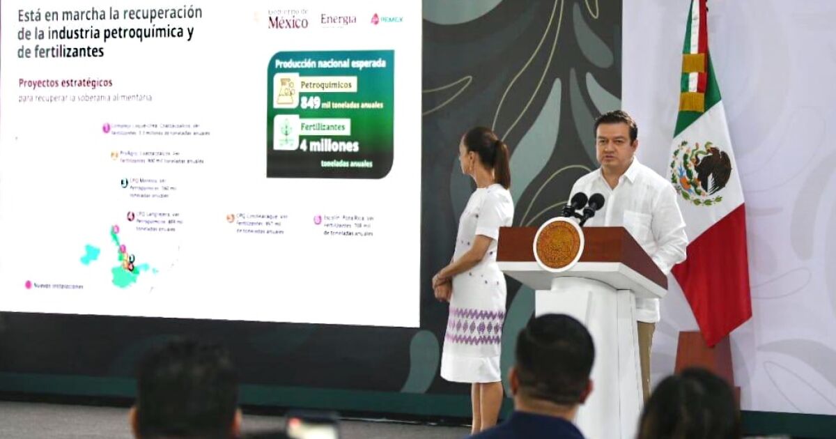 Pemex petrokimya ve gübre geliştirmek için 93 milyar peso yatırım yapacak