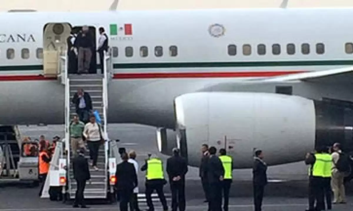 El avión actual se mantendrá en la flota del Estado Mayor Presidencial. (Foto: Twitter/SRE)