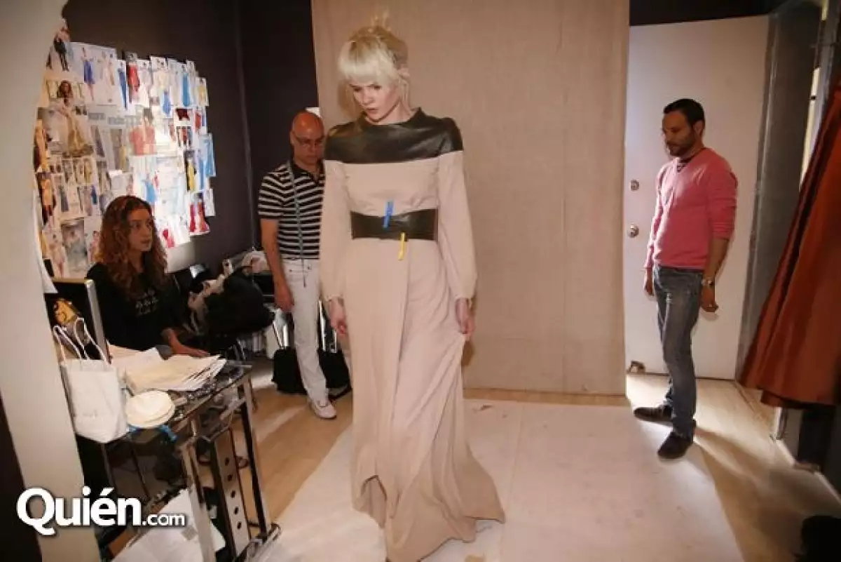 Los diseñadores ajustaron detalles y decidieron el orden de aparición de cada modelo