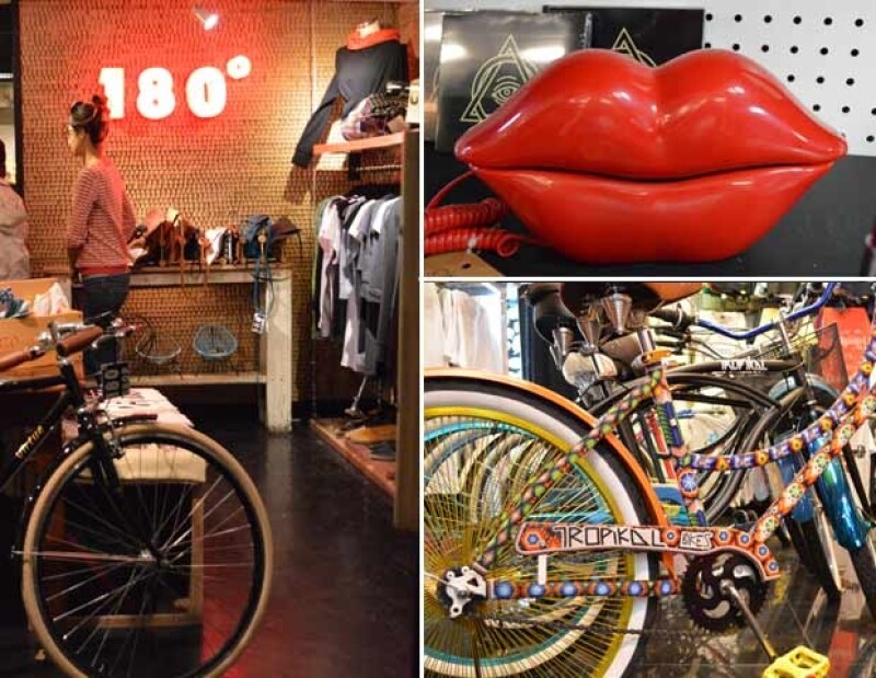 Tiendas como 180 grados, Sicario y DIME dan nuevas propuestas en ropa, accesorios, bicicletas y decoración.