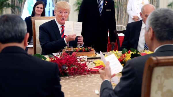 Durante el almuerzo