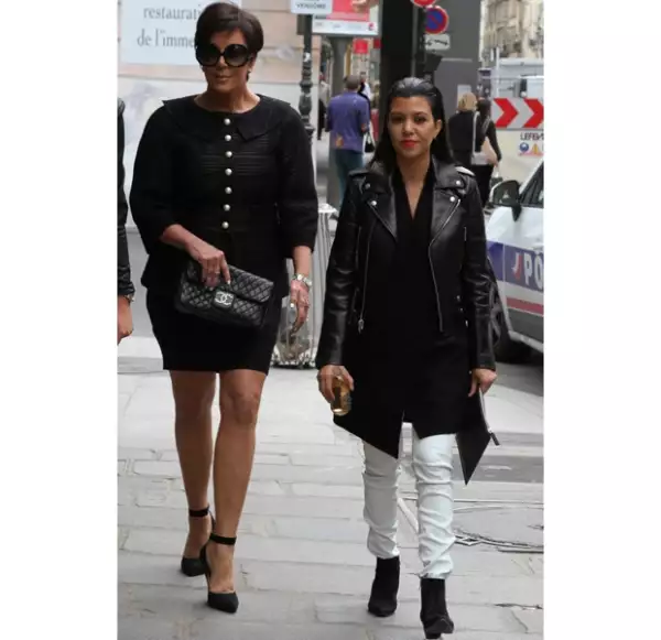 Kris Jenner y Kourtney Kardashian aprovecharon la tarde para ir de compras.