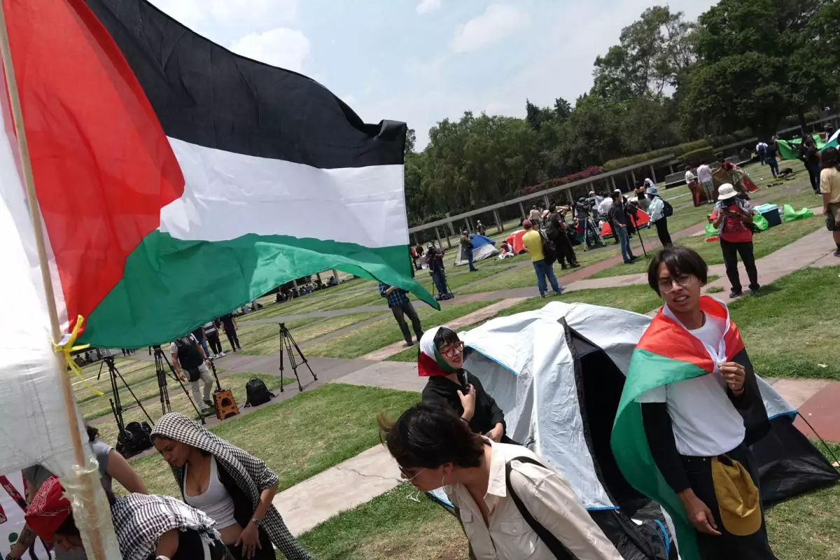 Campamento_UNAM_Palestina