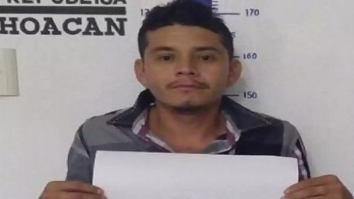 Cemeí Verdía, líder comunitario de Ostula, tras ser preso