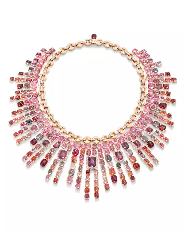2024 POMELLATO HIGH JEWELRY COLLECTION_ SPINELLI DI FUOCO NECKLACE WITH MULTICOLORED SPINELS AND DIAMONDS (9).jpg
