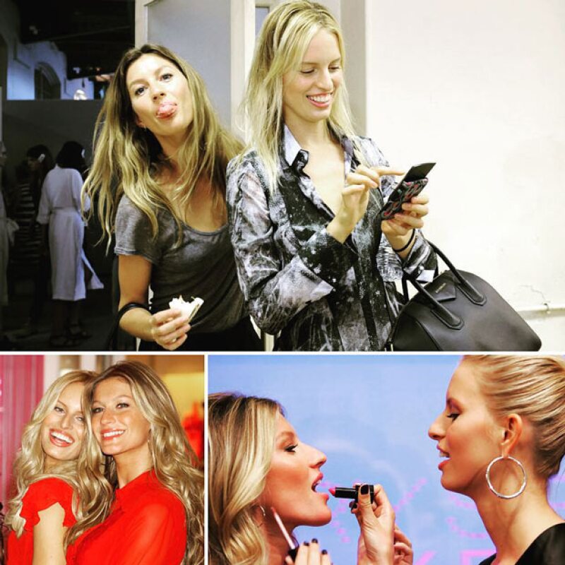 Karolina y Gisele compartieron en más de una ocasión la pasarela de Victoria Secret.