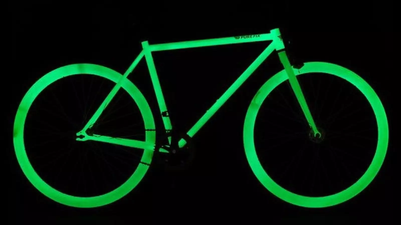 Pure Fix bibicleta brilla oscuridad