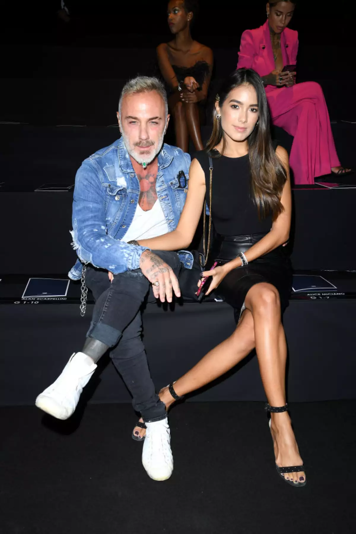 Gianluca Vacchi y Sharon Fonseca.