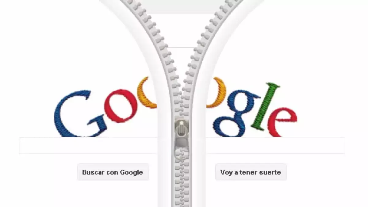 Gideon Sundbäck google doodle cremallera zipper