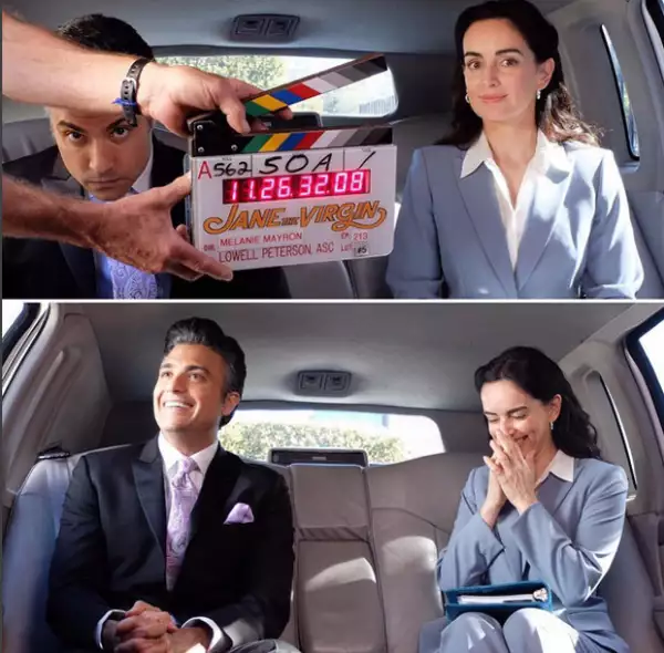 Jaime Camil presumió el primer día de Ana de la Reguera en el set de Jane the Virgin.