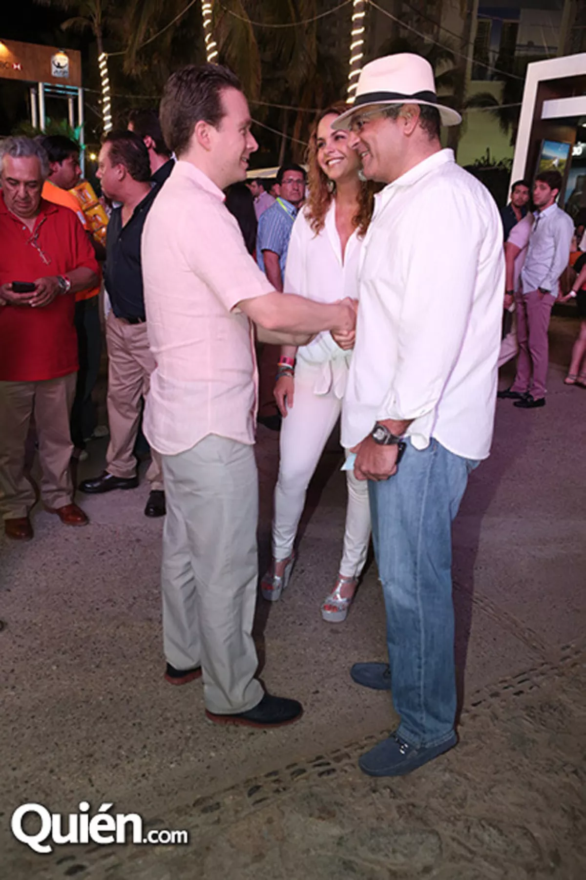 Lucero y Michel Kuri se encontraron al prometido de Anahí en el evento deportivo.