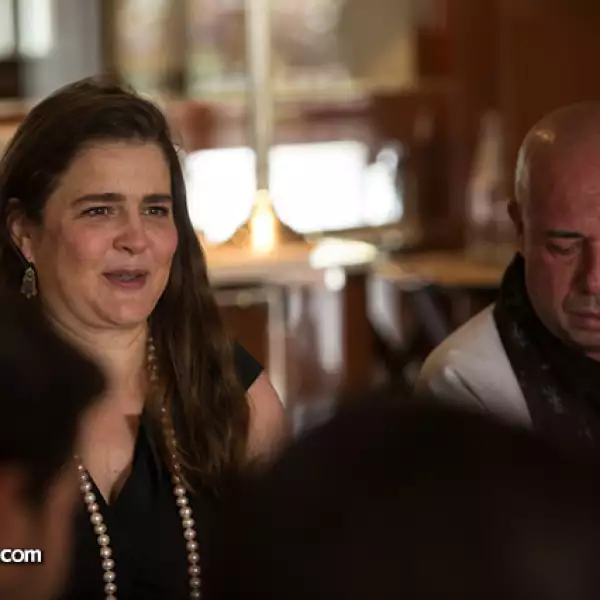 Vanesa Fernández y Mario Bellatin