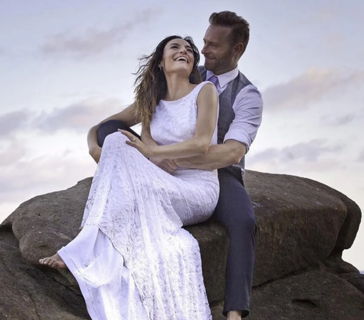 La pareja se casó en diciembre del año pasado en una romántica boda en Puerto Escondido.