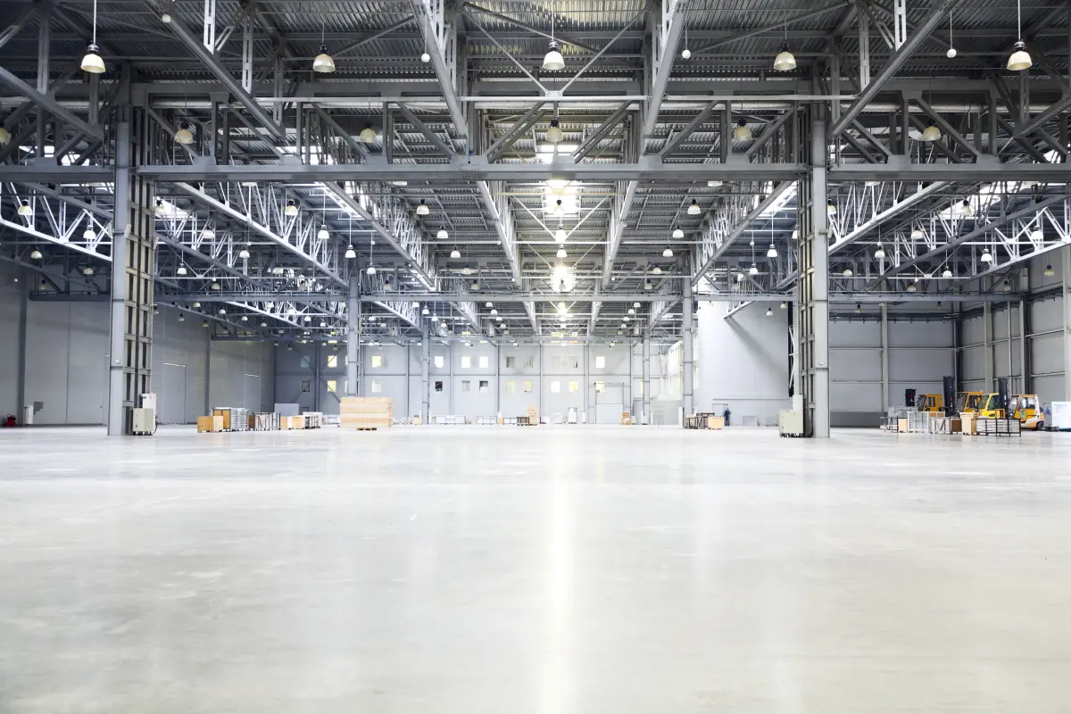empty room of modern storehouse