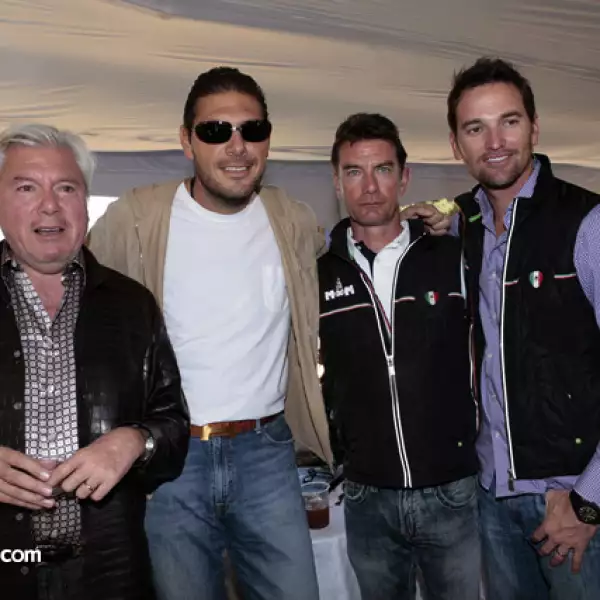 Carlos y Carlos Jr. Hank, Noebert Nuxoll y Eduardo Meneses