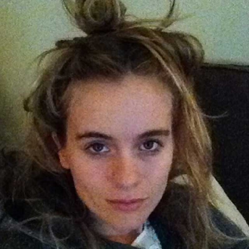 Cressida en su selfie al natural