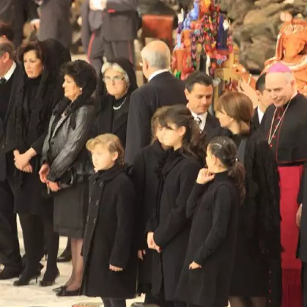 Se nota que ambas familias llevan buena relación.