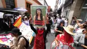 Protesta por el feminicidio de Claudia Tacoronte Aguilera