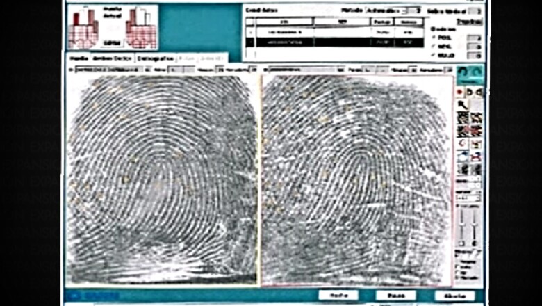 Y como tercer prueba se utilizó el material dactiloscópico-forense, es decir, que se tomaron huellas de las dos manos de los dos diez dedos del detenido y se compararon con las huellas que se tenían de su primer ingreso al penal.