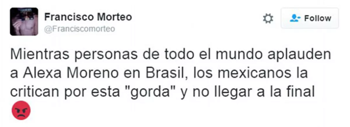 Miles de usuarios, criticaron las ofensas a la mexicana.