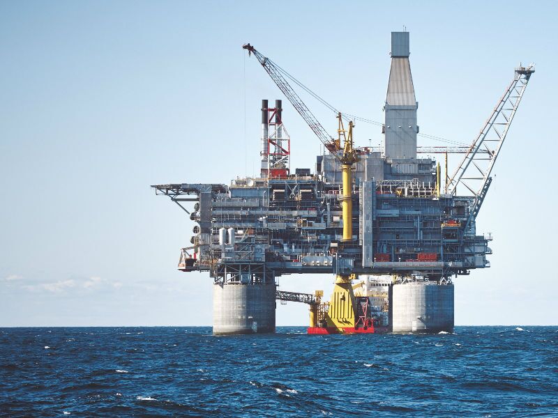 plataforma petrolera marítima