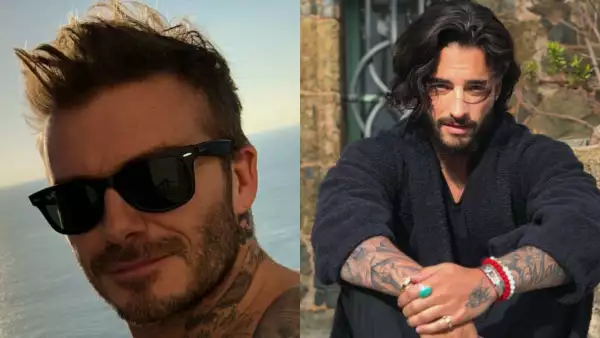 David Beckham y Maluma