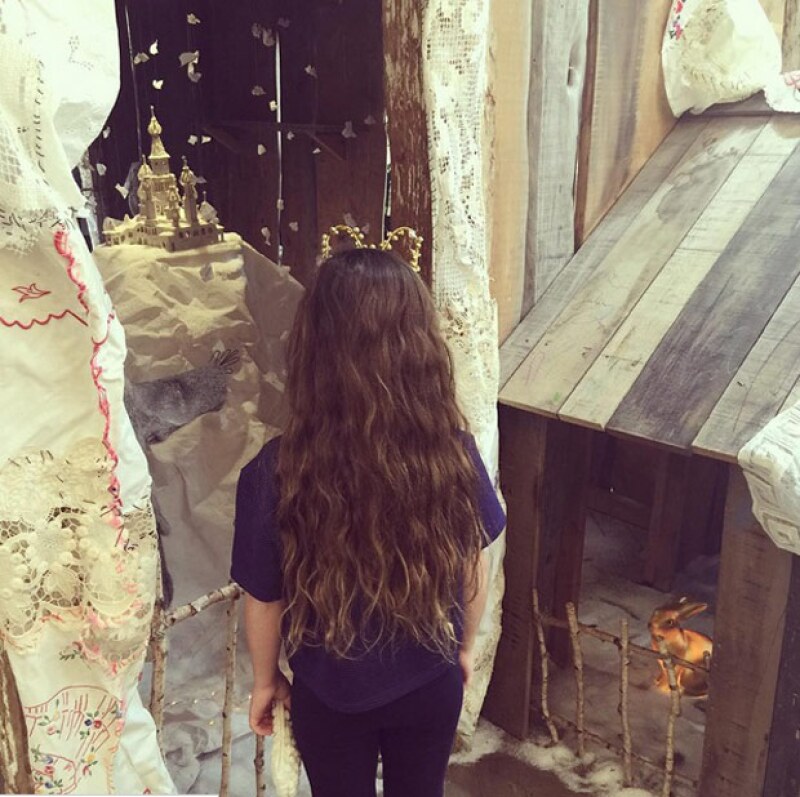 Así luce ahora el pelo de Valentina Paloma, hija de Salma Hayek.