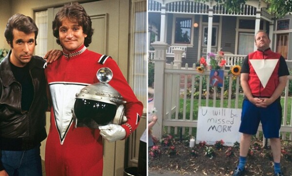 La casa de `Mork & Mindy´, la serie que filmó antes de lanzarse como actor de cine.