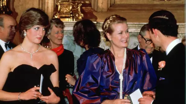 La princesa Diana, Grace Kelly y el príncipe Carlos