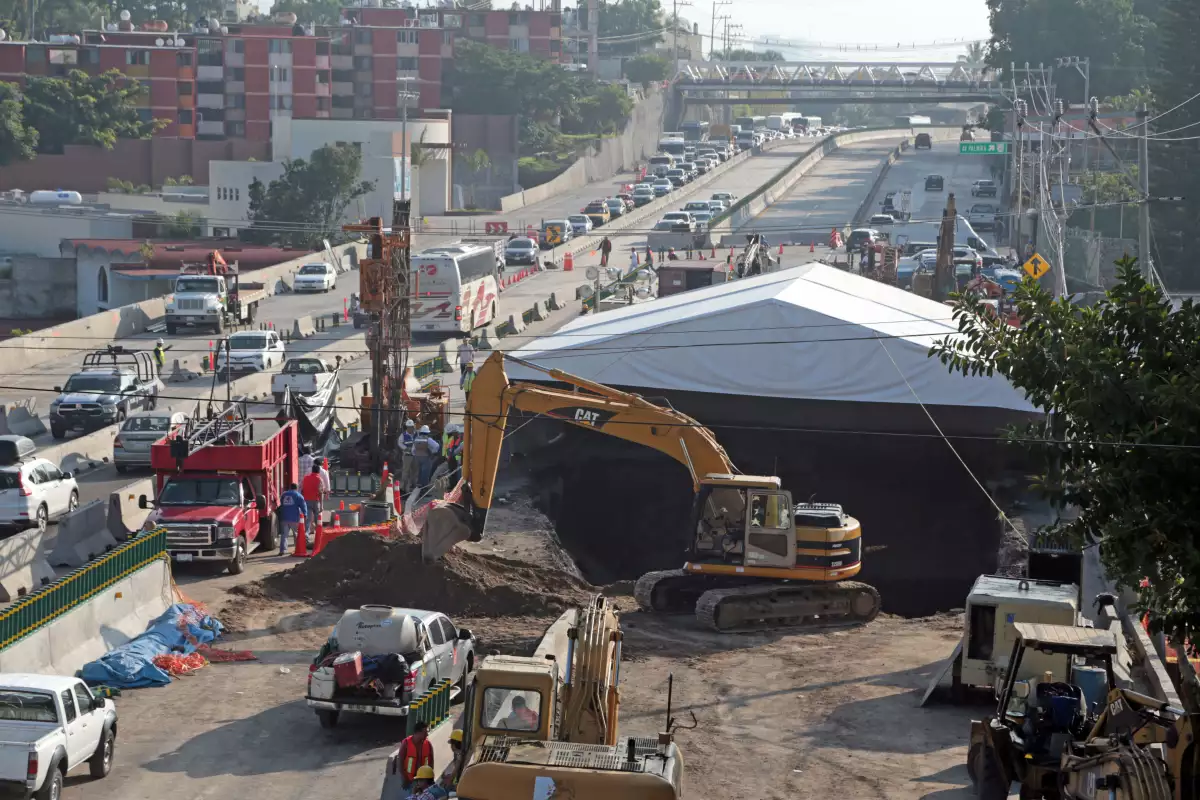 Paso Exprés, socavón, SFP, SCT
