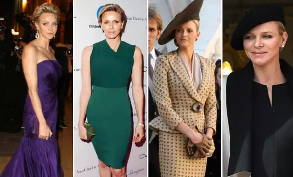 Charlène no se queda atrás, pues desde siempre ha dado cátedra de elegancia y porte.