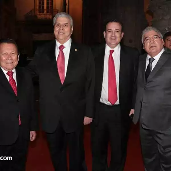 Abelardo Carrillo,Carlos Aceves,Sebastián Fernández y Gerardo Cortez