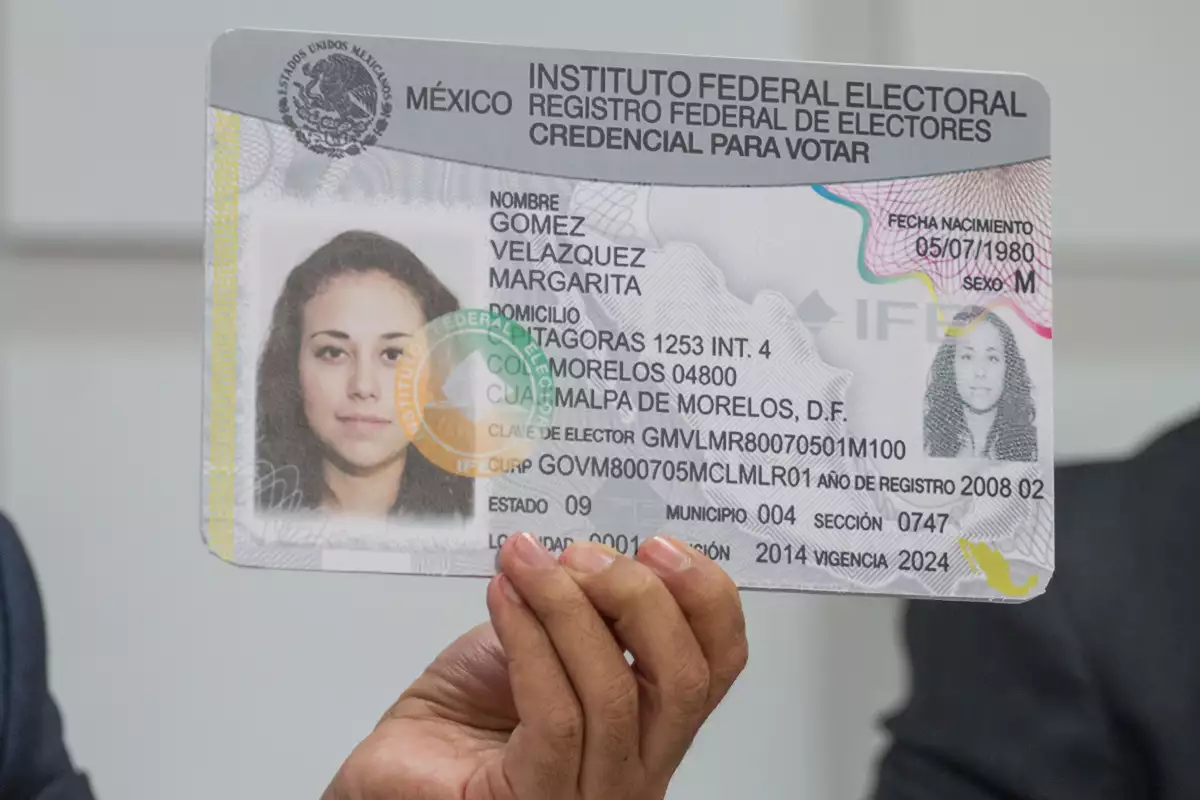¿Cómo deben cuidar los datos de tu credencial para votar?
