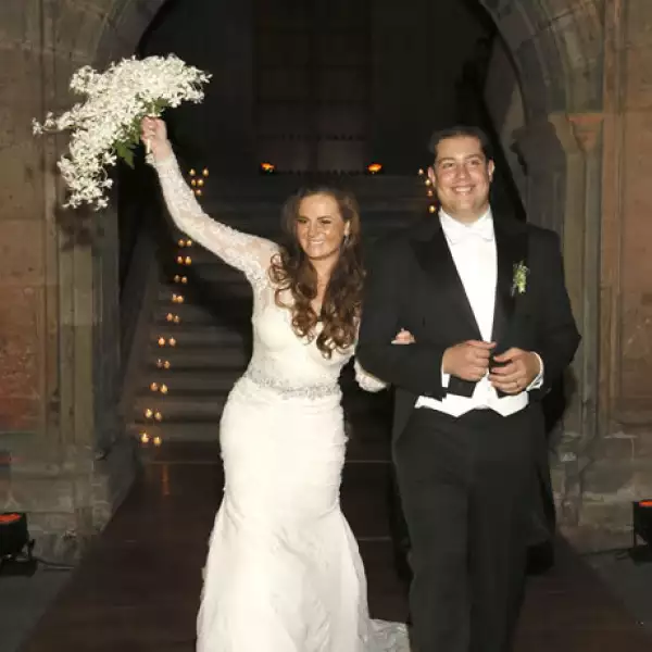 Kitzia Mitre y Pedro Checa