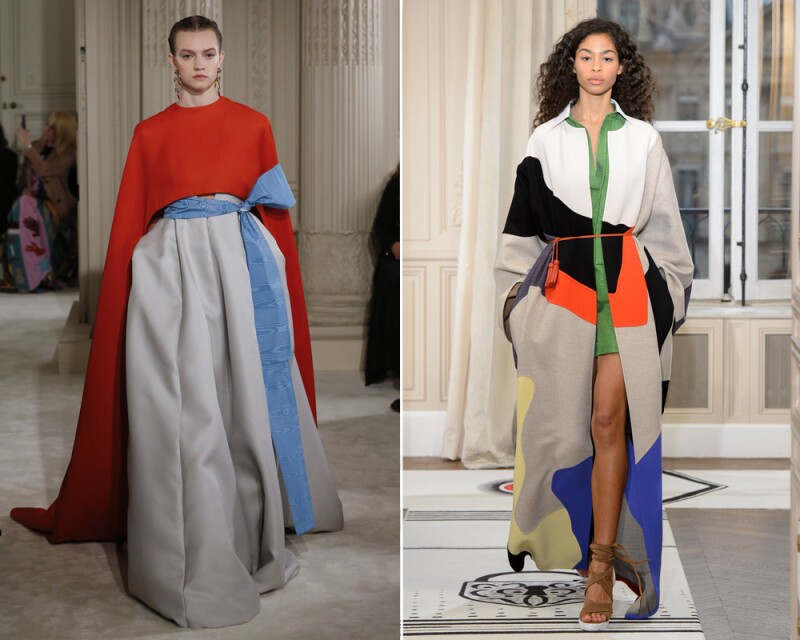 Valentino y Schiaparelli en su reciente entrega Haute Couture en París.