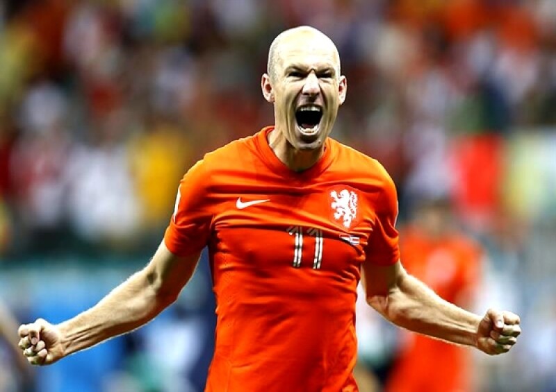 El jugador Arjen Robben de nuevo fue el antagonista del partido.