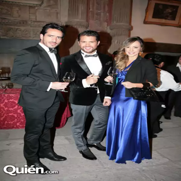 Pedro Palacio, Andrés Mercado y Sandra Mazuera