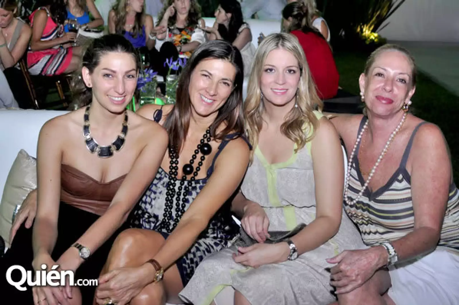 Lorenza Lanz, Cristina Lobeira, Bárbara Lobeira de Rodríguez y Bárbara Perusquía