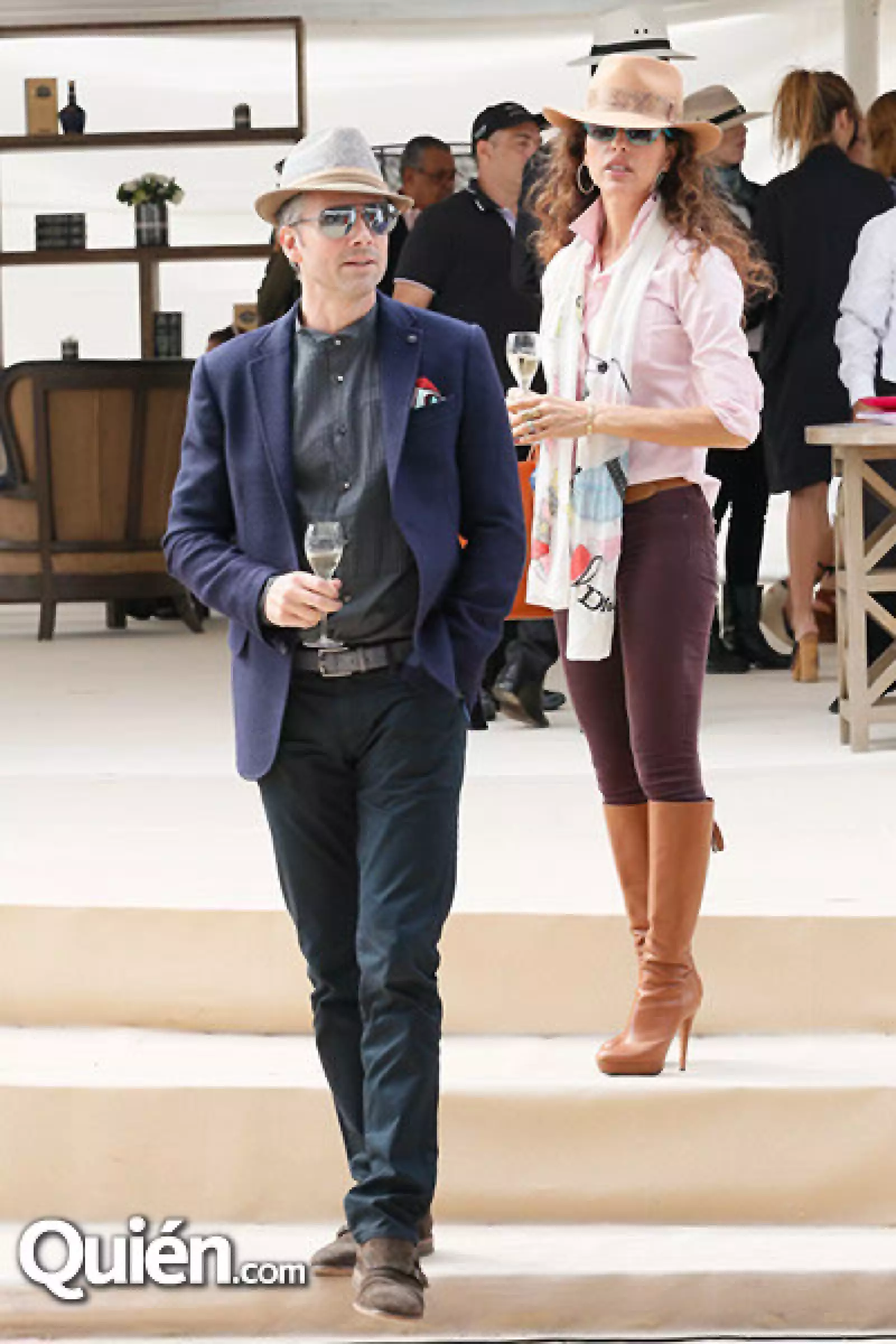 Hugo Van Belle y Elena Rezza