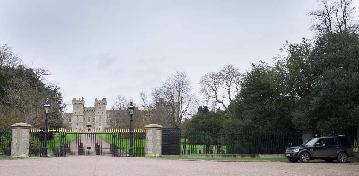 Increased security around Frogmore Cottage, Windsor, UK - 10 Dec 2018