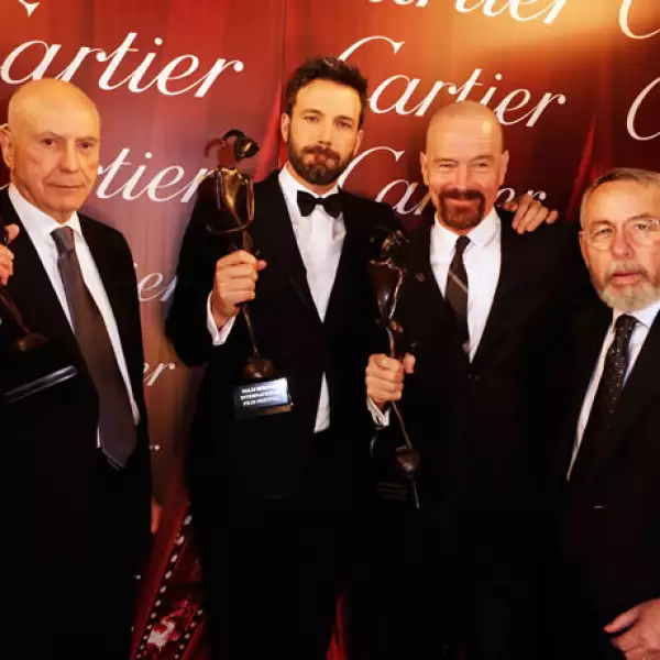 Alan Arkin, Ben Affleck, Bryan Cranston y Tony Mendez.